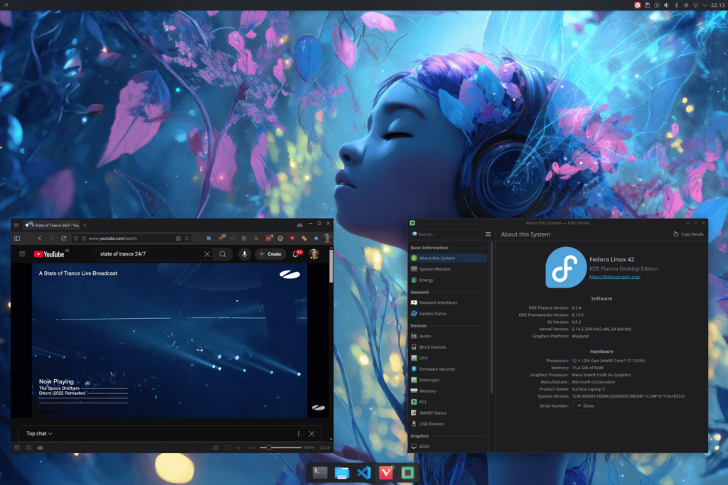 Fedora Linux KDE Plasma
