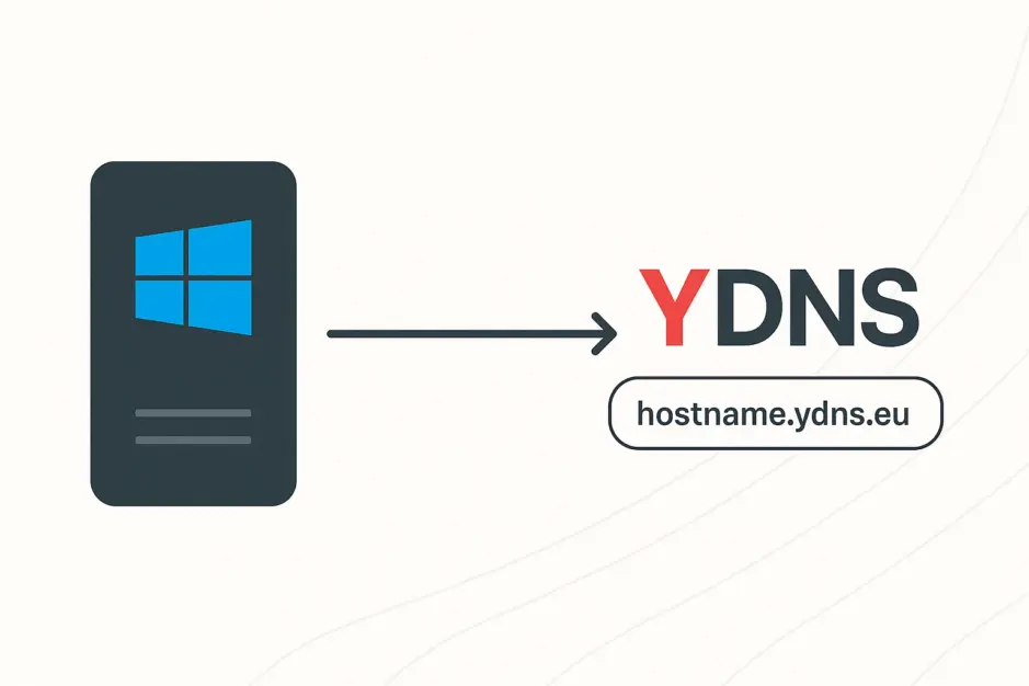 How to Configure YDNS Dynamic DNS on Windows Server