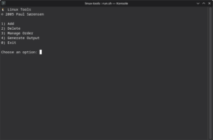 Linux Tools CLI Application