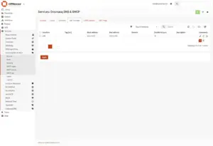 OPNsense Dnsmasq DHCP ranges