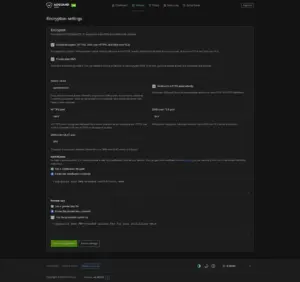 AdGuard Home Encryption Settings