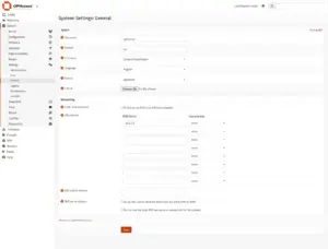 OPNSense General Settings DNS Servers