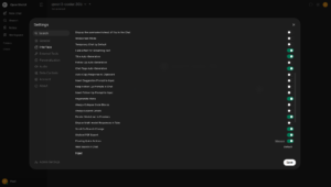 Open WebUI Interface Settings