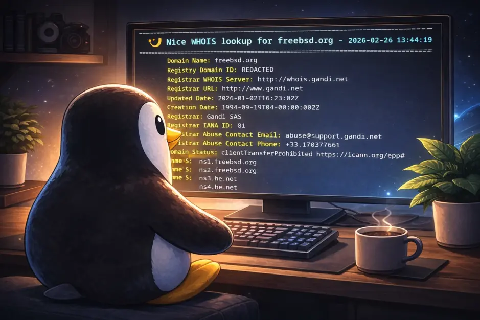 Nice WHOIS - Clean WHOIS Bash Script with Smart Fallback